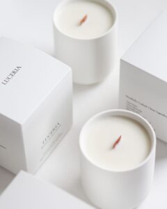 White Candle Boxes